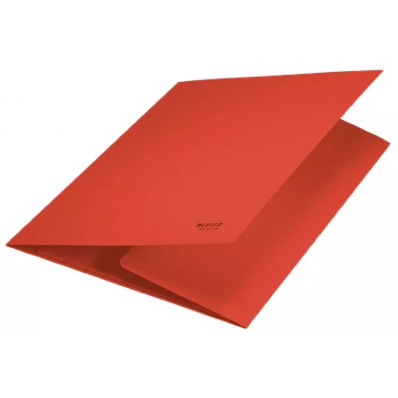 Leitz Recycle kartónové 3-chlopňové dosky, klasický šanón, A4, kartón, červená, 250 listov, 80 g/m²