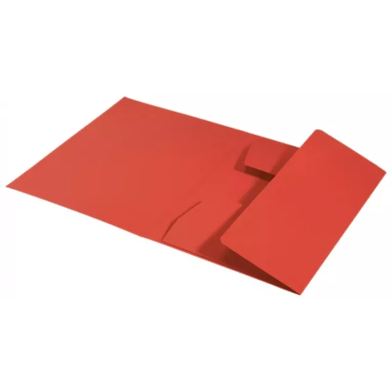 Leitz Recycle kartónové 3-chlopňové dosky, klasický šanón, A4, kartón, červená, 250 listov, 80 g/m²