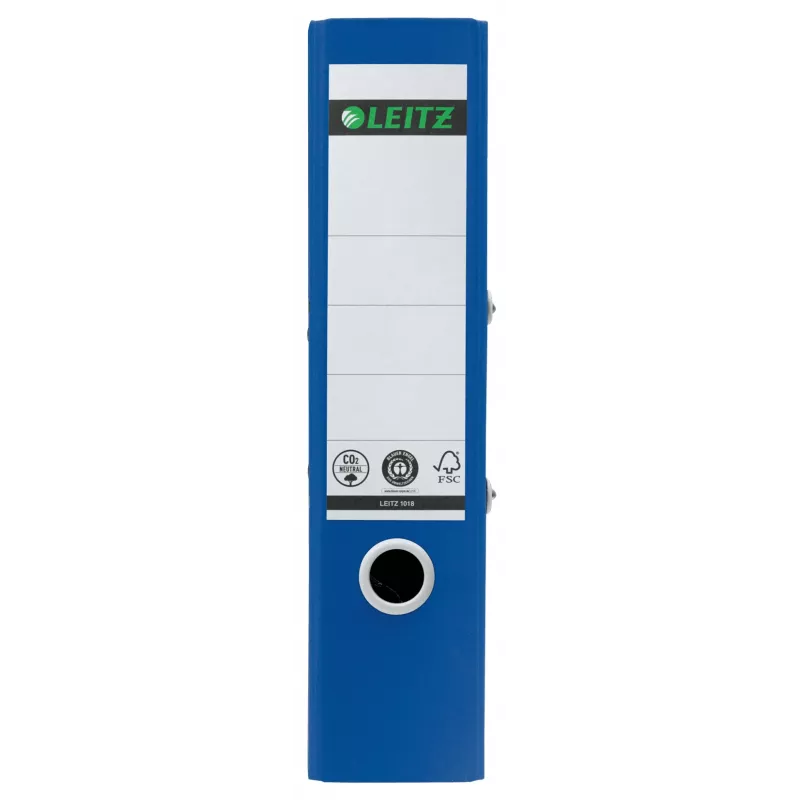 Leitz 180° Recycle pákový šanón, A4, okrúžkový, na ukladanie, kartón, modrá, modrá