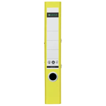 Leitz 180° Recycle pákový šanón, A4, okrúžkový, na ukladanie, kartón, žltá, žltá