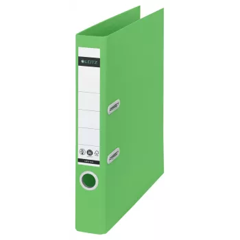 Leitz 180° Recycle pákový šanón, A4, okrúžkový, na ukladanie, kartón, zelená, zelená