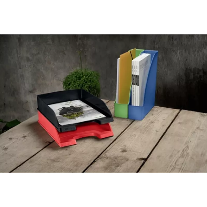 Leitz Recycle podnos na listy, plast, červená, A4+, A4, A4+, 1 zásuvka, 255 x 70 x 357 mm