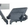 Leitz Ergo úsporný držiak na dva monitory a notebook, svorka/priechodka, 18 kg, 43,2 cm (17 palcov), 81,3 cm (32 palcov), 100 x 100 mm, tmavosivý