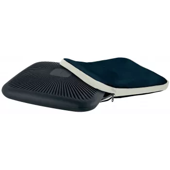Leitz Ergo Active balance podložka s textilným poťahom, sedacia podložka, vzduch, stolička, tmavosivá, štvorcová, 150 kg