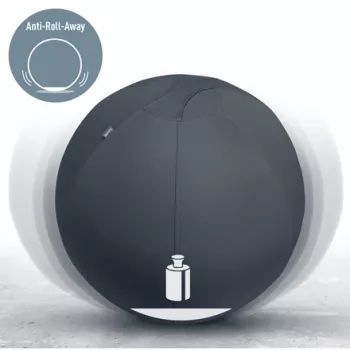 Leitz Ergo Active sedacia lopta so stop funkciou 65 cm, sivá, full-size, 150 kg, TÜV, 65 cm, 2,87 kg
