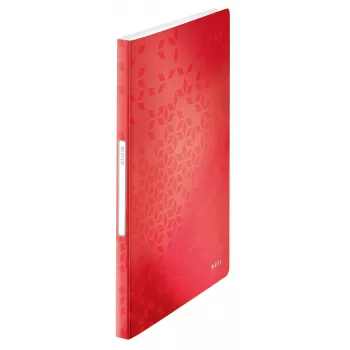 Leitz Display Book WOW PP 40 vreciek, červená, polypropylén (PP), 40 vreciek, A4, 231 mm, 16 mm