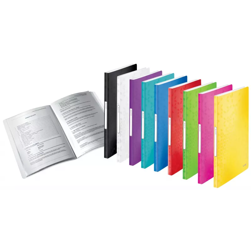 Leitz Display Book WOW PP 40 vreciek, červená, polypropylén (PP), 40 vreciek, A4, 231 mm, 16 mm