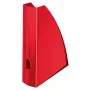 Leitz stojan na časopisy WOW, červený, plast, A4, 75 mm, 258 mm, 312 mm
