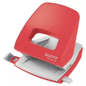 Leitz NeXXt Recycle dierovačka, 30 listov, červená, plast, 8 cm, 5,5 mm, A4, A5, A6, Folio, US-Quart, 8 x 8 x 8 cm