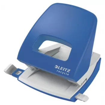 Leitz NeXXt Recycle dierovačka, 30 listov, modrá, plast, 8 cm, 5,5 mm, A6