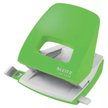 Leitz NeXXt Recycle dierovačka, 30 listov, zelená, plast, 8 cm, 5,5 mm, A4, A5, A6, Folio, US-Quart, 8 x 8 x 8 cm