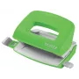 Leitz NeXXt Recycle Mini dierovačka, 10 listov, čierna, plast, 8 cm, 5,5 mm, A4