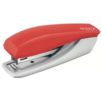 Leitz NeXXt Recycle Mini zošívačka, 10 listov, červená, štandardné zopnutie, plast, 80 g/m², 3,5 cm
