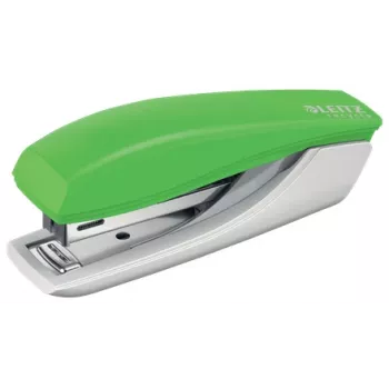 Leitz NeXXt Recycle Mini zošívačka, 10 listov, zelená, štandardné zopnutie, plast, 80 g/m², 3,5 cm