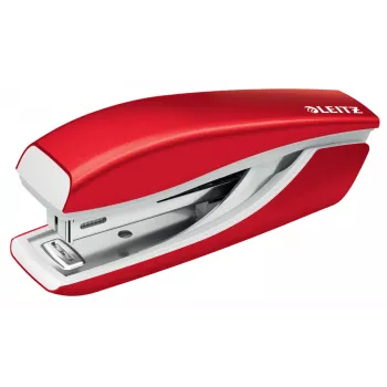 Leitz NeXXt WOW Metal Mini zošívačka, 10 listov, červená, kov, plast, 80 g/m², 3,5 cm, Top