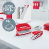 Leitz zošívačka a dierovačka sada Mini WOW, 10 listov, červená, P2, kov, 80 g/m², 3,5 cm