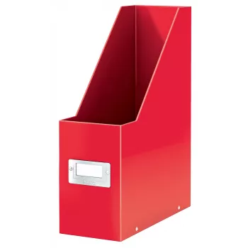Leitz Click & Store WOW stojan na časopisy, červený, kartón, 103 mm, 253 mm, 330 mm, 95 x 245 x 310 mm