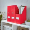 Leitz Click & Store WOW stojan na časopisy, červený, kartón, 103 mm, 253 mm, 330 mm, 95 x 245 x 310 mm