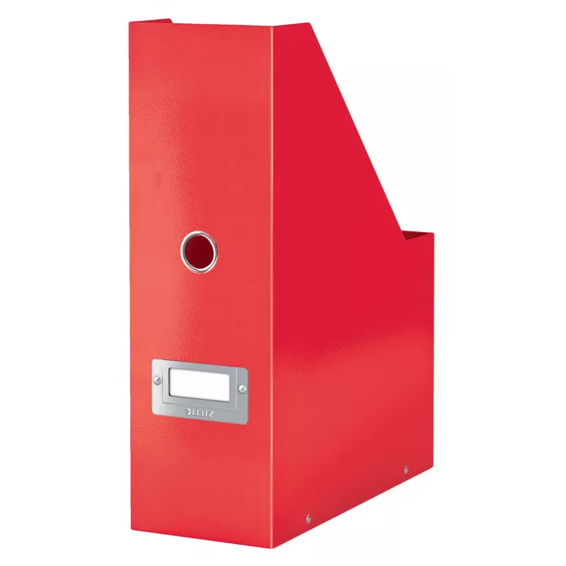Leitz Click & Store WOW stojan na časopisy, červený, kartón, 103 mm, 253 mm, 330 mm, 95 x 245 x 310 mm