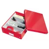 Leitz Click & Store WOW Medium organizér box, úložná krabica, červená, obdĺžniková, kartón, monochromatická, interiér