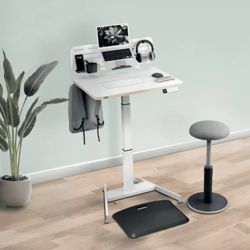 Leitz Ergo Pegboard organizér na pracovný stôl s držiakom na notebook, 80x25 cm