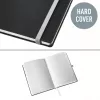 Leitz Style zápisník A5 čistý s tvrdým obalom, monochromatický, čierna, A5, 80 listov, 100 g/m², tvrdý obal