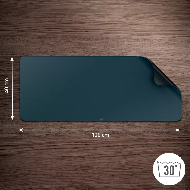 Leitz Extra Large herná podložka, tmavosivá, polypropylén (PP), 400 mm, 1000 mm, 3 mm, 800 g
