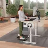 Leitz Ergo Active ergonomická protiúnavová podložka, obdĺžniková, čierna, polyuretán, Bubble, Čína, 605 x 681 mm
