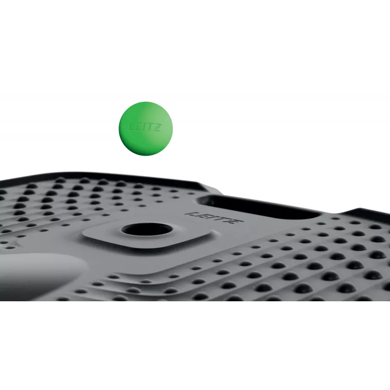Leitz Ergo Active ergonomická protiúnavová podložka, obdĺžniková, čierna, polyuretán, Bubble, Čína, 605 x 681 mm