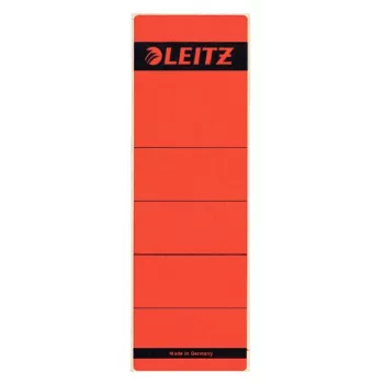 Leitz 16420025 samolepiaca etiketa obdĺžniková červená 10 ks