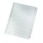 Leitz 43240000 registre numerické kartón, plast sivý
