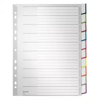 Leitz 43700000 registre prázdne polypropylén (PP) sivé