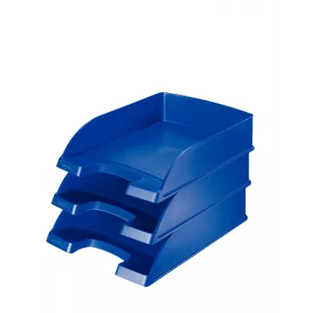 Leitz Plus podávač na listy, štandard, polystyrén, modrý, 255 mm, 357 mm, 70 mm, 280 g