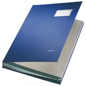 Leitz podpisová kniha 20-registrov A4, modrá, polypropylén (PP), A4, 240 mm, 340 mm, 28 mm