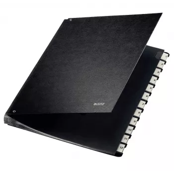 Leitz organizér na stôl 1-12 A4, čierny, kartón, A4, 270 mm, 345 mm, 650 g