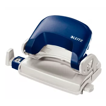 Leitz dierovač 5058 NeXXt, 2-násobná 10 listov, 10 listov, modrá, plast, 8 cm, 5,5 mm, A5