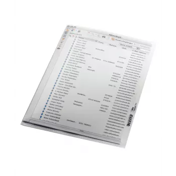 Leitz kvalitný zakladač A5, 30 % recyklovaný plast z pre-consumer odpadu, 150 x 210 mm (A5), polypropylén (PP), transparentná, na výšku, 160 mm, 220 mm