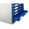 Leitz sada na formuláre, 10 zásuviek, plast, modrá, sivá, 285 mm, 355 mm, 290 mm