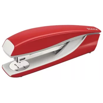 Leitz NeXXt zošívačka 5504, 40 listov kovový plný pásik, 40 listov, červená, 24/8, kov, plast, 80 g/m², plnenie zhora