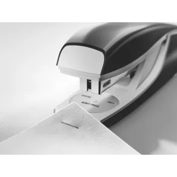 Leitz NeXXt zošívačka 5504, 40 listov kovový plný pásik, 40 listov, červená, 24/8, kov, plast, 80 g/m², plnenie zhora