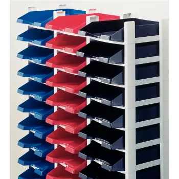 Leitz Briefablage-Rack Plus 3 priehradky, plast, čierna, A4, A4, 3 zásuvky, list