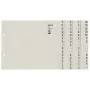 Leitz 13040085 tab záložky abecedné tab záložky papier sivá