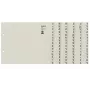 Leitz 13240085 tab registre abecedné tab registre papier sivá