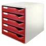 Leitz 52800028 krabica na dokumenty polystyrén bordová, sivá