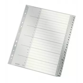 Leitz 12610085 tab-index číselný tab-index polypropylén (PP) sivý