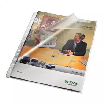 Leitz Premium fólia A4 otváranie hore a vľavo, 30 % recyklovaný plast z pre-consumer odpadu