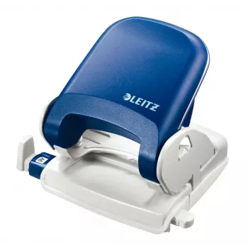 Leitz dierovač 5005 NeXXt, 2-dierové dierovanie 25 listov, 25 listov, modrá, plast, 8 cm, 5,5 mm, A4