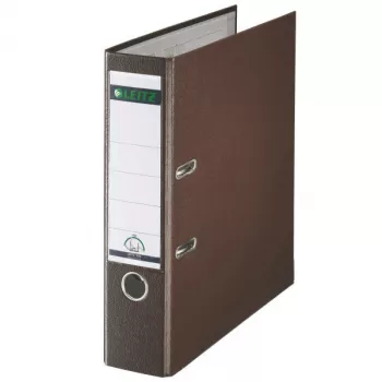 Leitz plastový pákový zakladač A4 80 mm 180° krúžkový zakladač hnedá