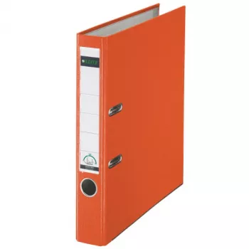 Leitz 180° pákový zakladač plast, A4, polyetylén, oranžová, 350 listov, 5 cm, 285 mm