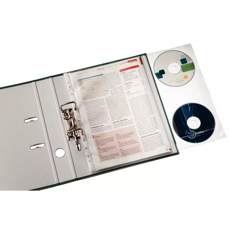 Leitz Premium CD puzdro A4, 30 % recyklovaný plast z pre-consumer odpadu
